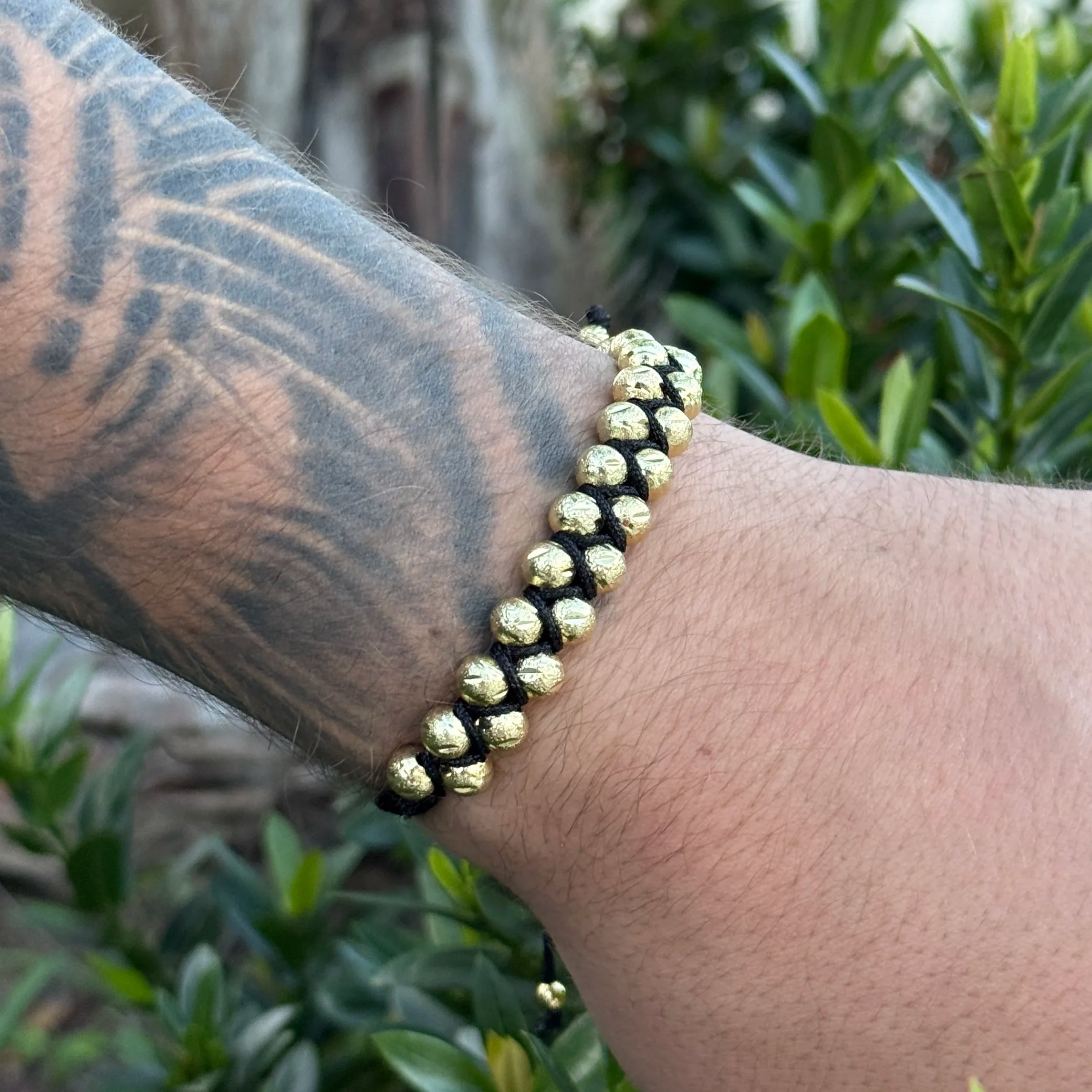 Pulsera Tejida Doble Carril