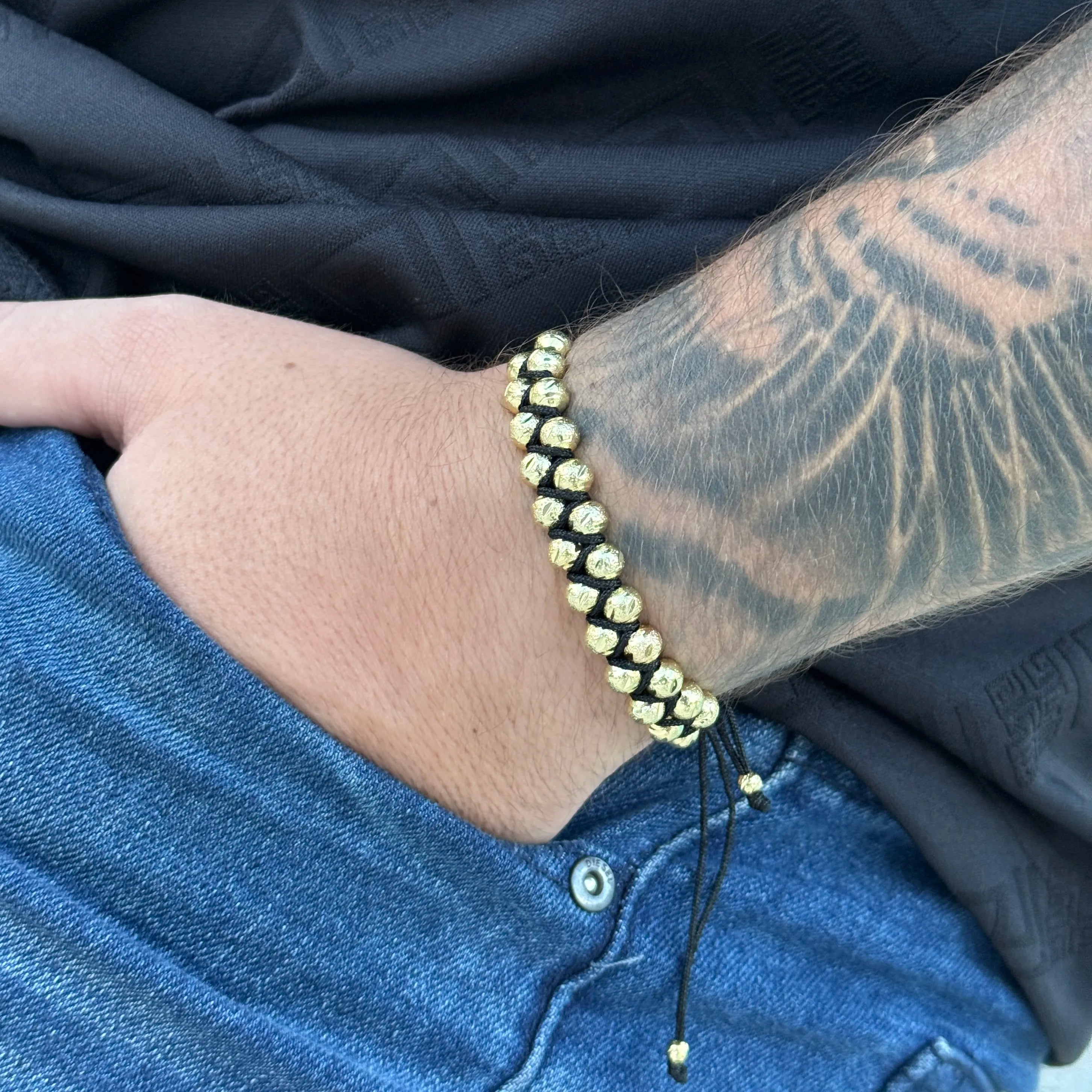 Pulsera Tejida Doble Carril