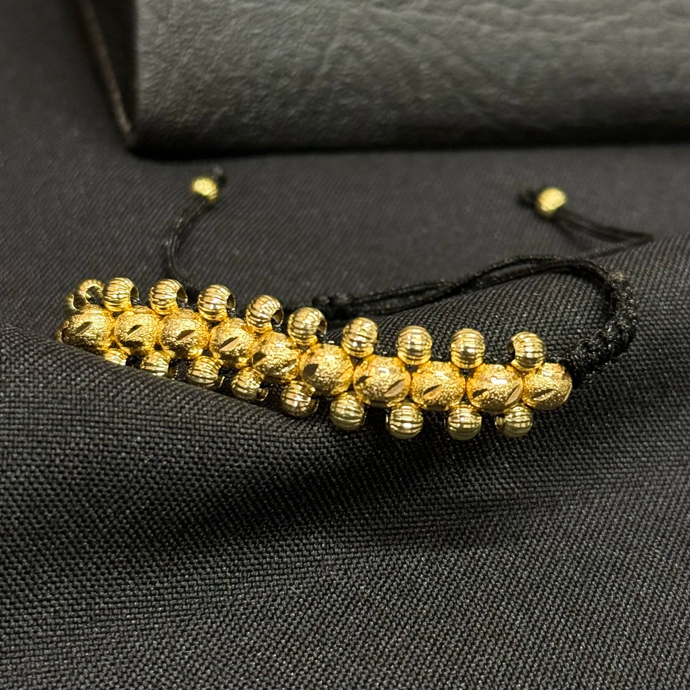 Pulsera Tejida Tres Carriles