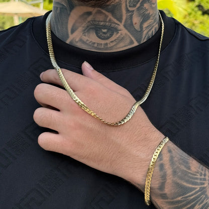 Combo Serpiente┃Cadena + Pulsera
