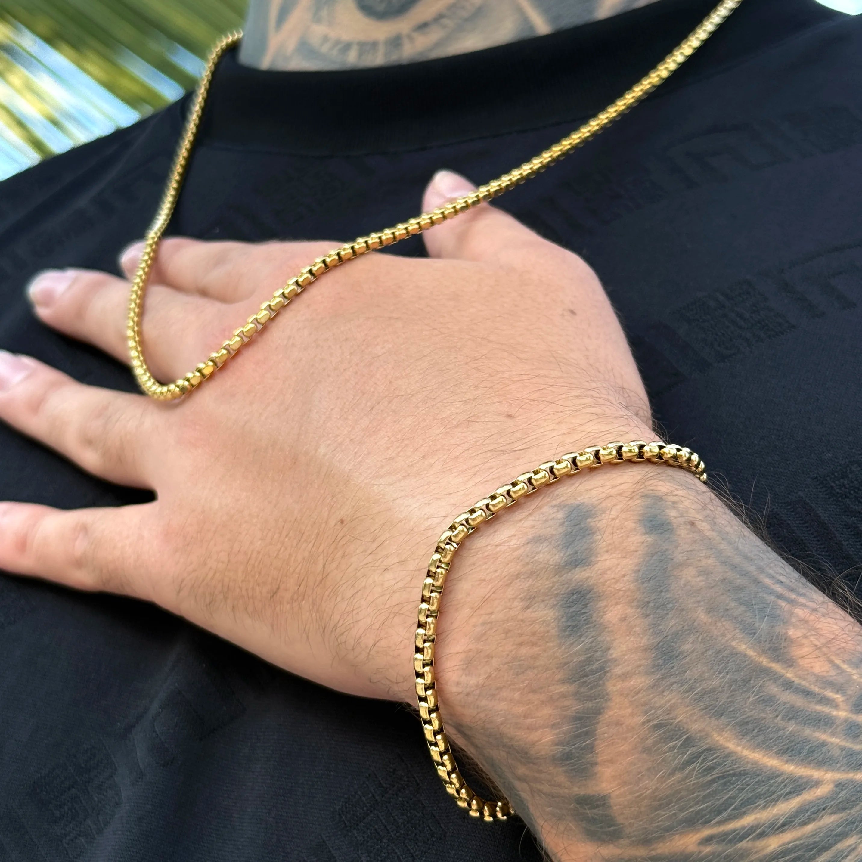 Combo Veneciano┃Cadena + Pulsera