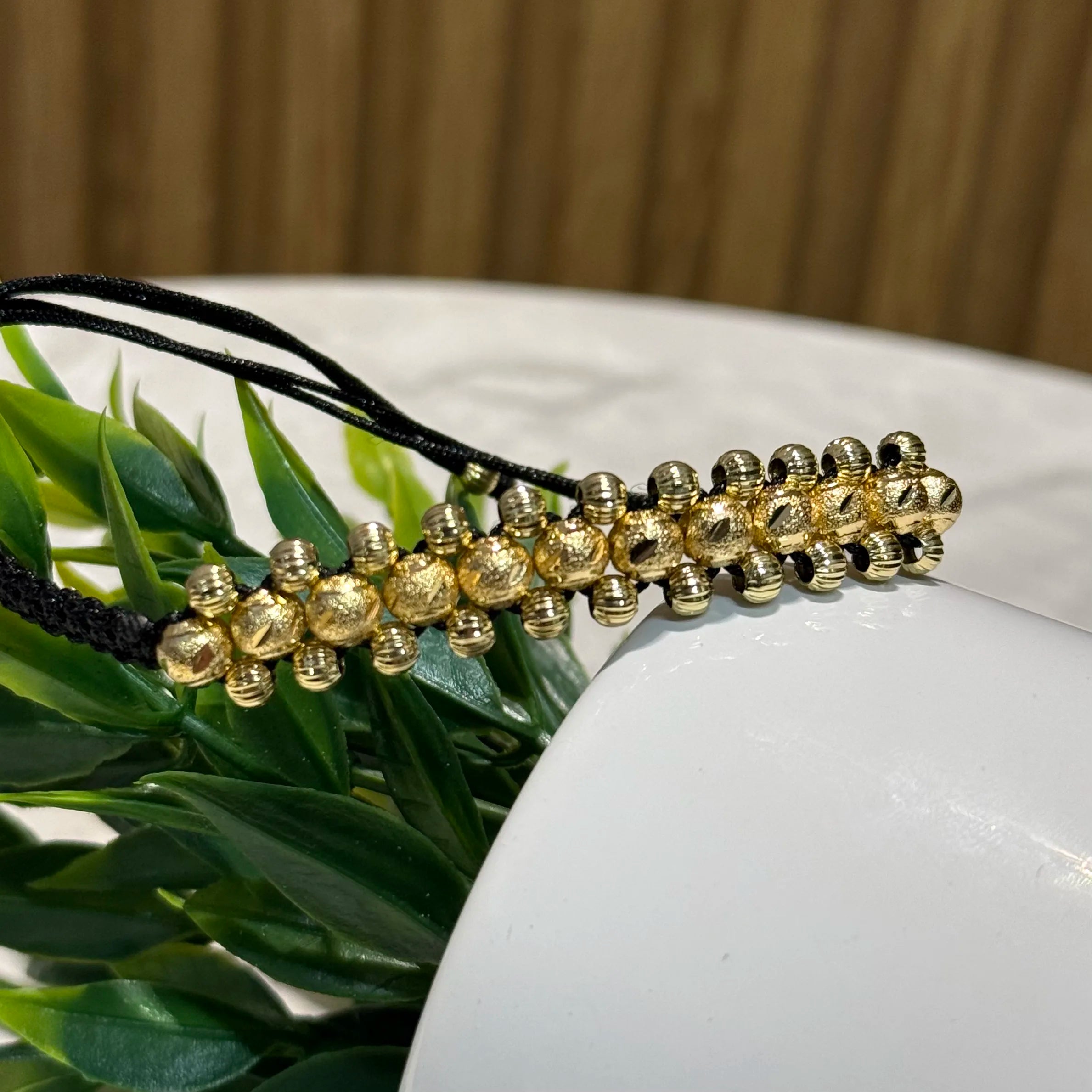 Pulsera Tejida Tres Carriles