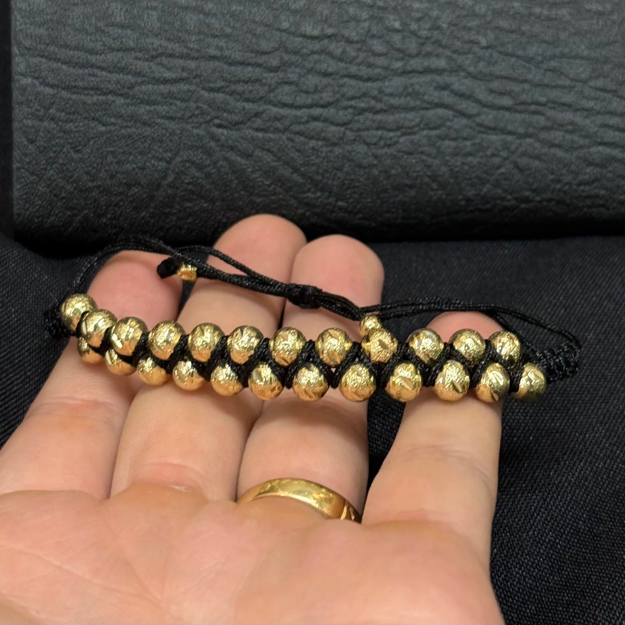 Pulsera Tejida Doble Carril