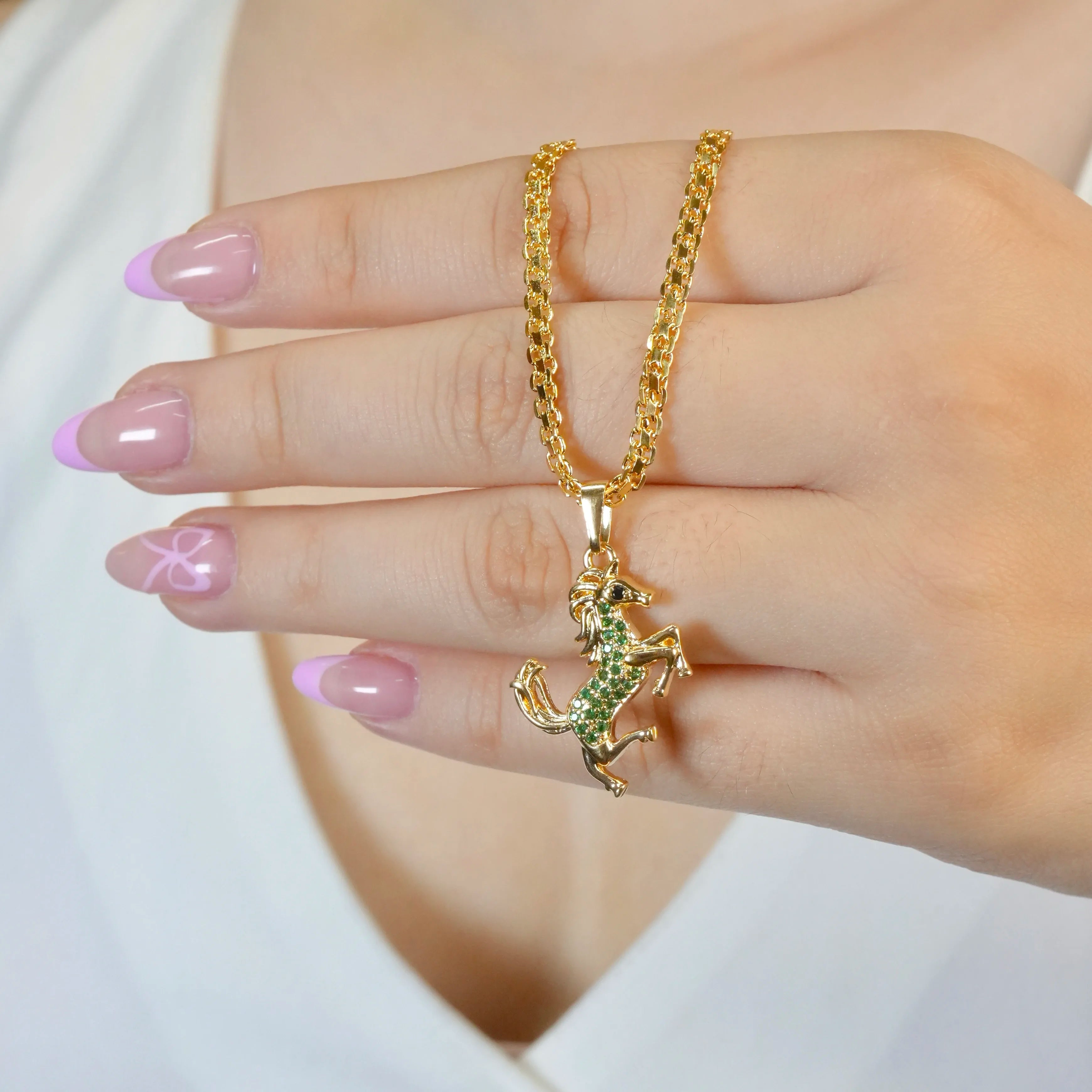 Dije Caballo Zircon